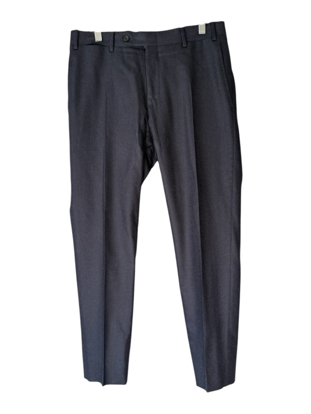 Canali Men's Kei Dress Wool Dress Pant Classic Business Luxury Blue 31 US 46 EU